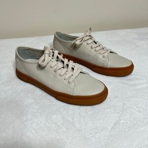 Frye Gia Low Lace Sneakers Ivory 8 Women